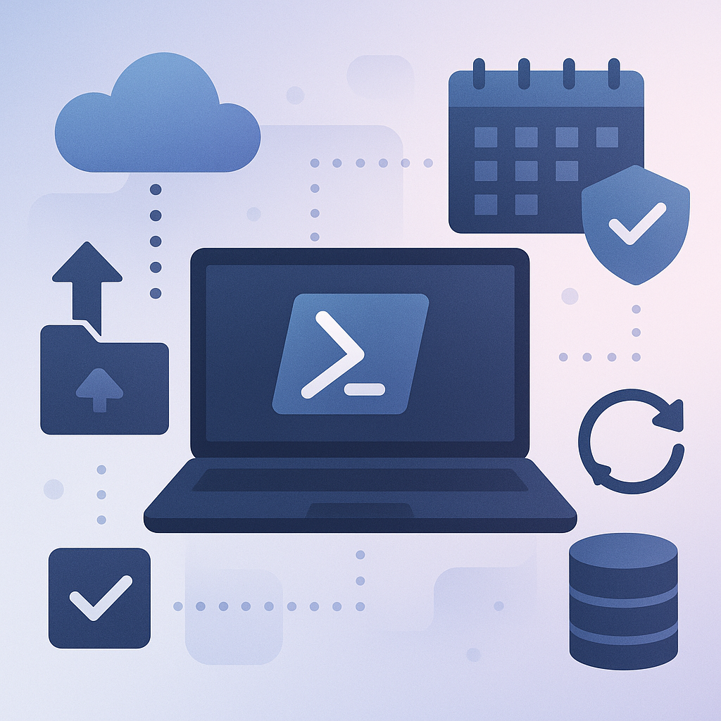 Automating System Backups with PowerShell: Scripts, Scheduling, Verification, and Retention